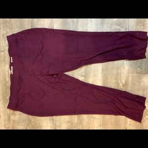 Maroon/burgundy work pants